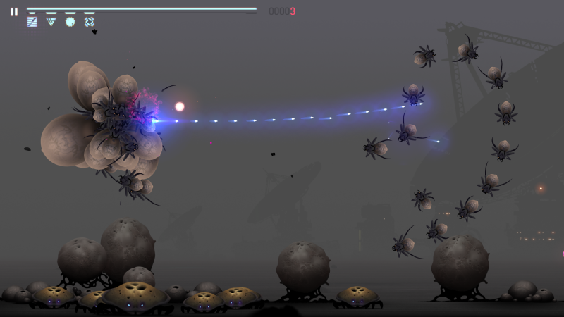 Flying Tank - Disgusting Spiderticks latch onto your tank. Get them off!