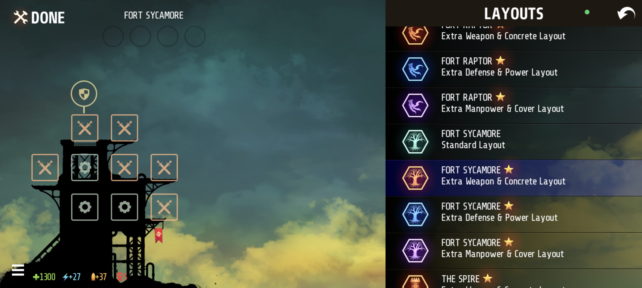 Extra Weapon & Concrete Layout